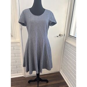 Theory Albita Fit and Flare Dress 8 flattering staple minimalist party workwear